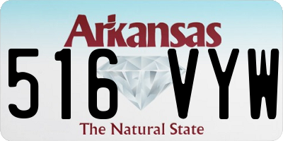 AR license plate 516VYW