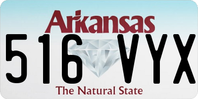 AR license plate 516VYX