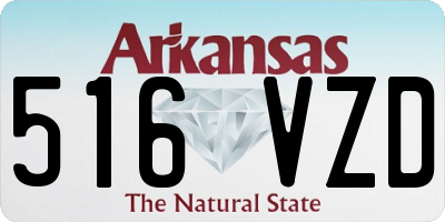 AR license plate 516VZD