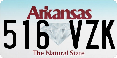 AR license plate 516VZK