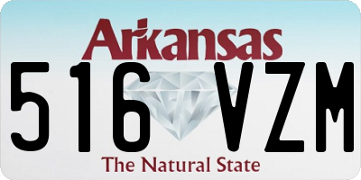 AR license plate 516VZM