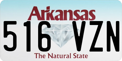 AR license plate 516VZN