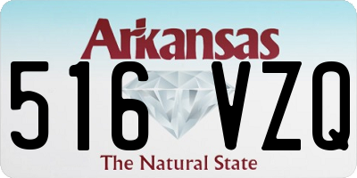 AR license plate 516VZQ