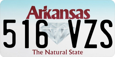 AR license plate 516VZS