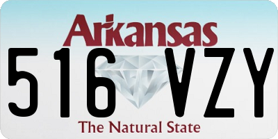 AR license plate 516VZY