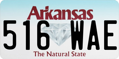 AR license plate 516WAE