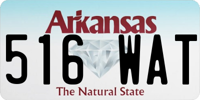 AR license plate 516WAT