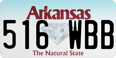 AR license plate 516WBB