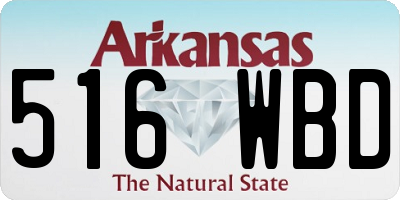 AR license plate 516WBD