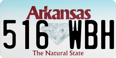 AR license plate 516WBH