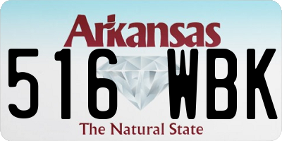 AR license plate 516WBK