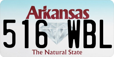 AR license plate 516WBL