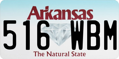 AR license plate 516WBM