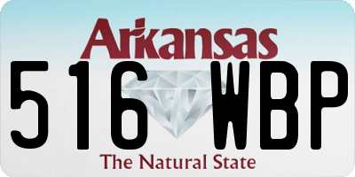 AR license plate 516WBP