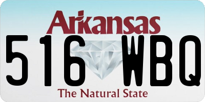 AR license plate 516WBQ