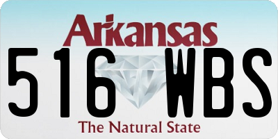 AR license plate 516WBS