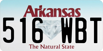 AR license plate 516WBT