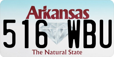 AR license plate 516WBU