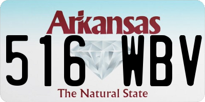 AR license plate 516WBV
