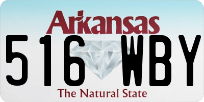 AR license plate 516WBY
