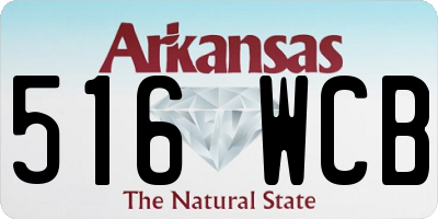 AR license plate 516WCB