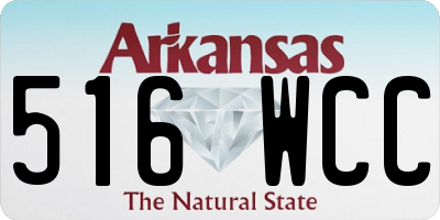 AR license plate 516WCC