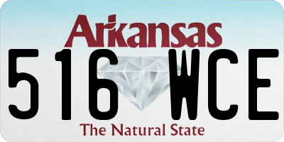 AR license plate 516WCE