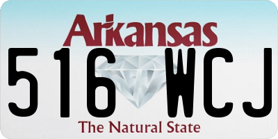 AR license plate 516WCJ