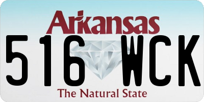 AR license plate 516WCK