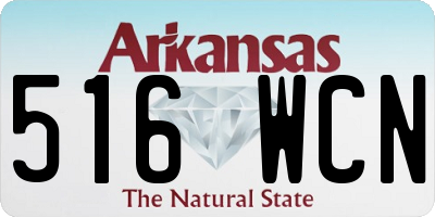 AR license plate 516WCN