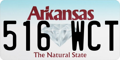 AR license plate 516WCT