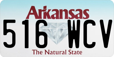 AR license plate 516WCV