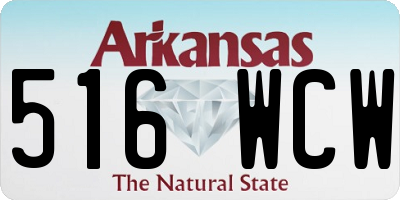 AR license plate 516WCW