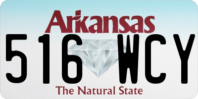 AR license plate 516WCY