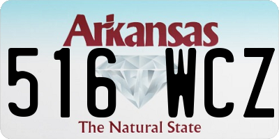 AR license plate 516WCZ