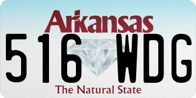 AR license plate 516WDG