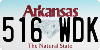 AR license plate 516WDK