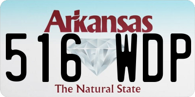 AR license plate 516WDP
