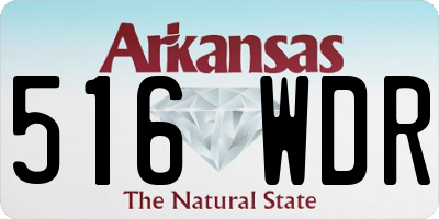 AR license plate 516WDR