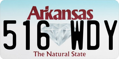 AR license plate 516WDY