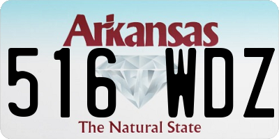 AR license plate 516WDZ