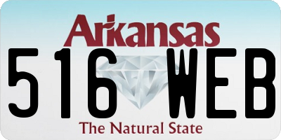 AR license plate 516WEB