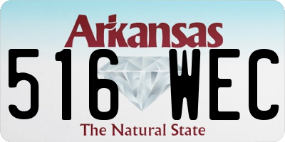 AR license plate 516WEC