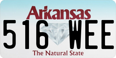 AR license plate 516WEE