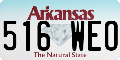 AR license plate 516WEO