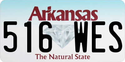 AR license plate 516WES