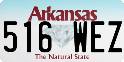 AR license plate 516WEZ