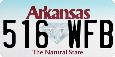 AR license plate 516WFB