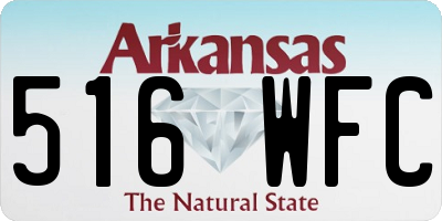 AR license plate 516WFC