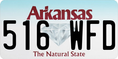 AR license plate 516WFD